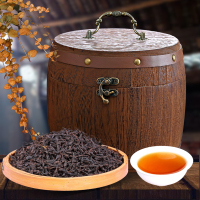 福岗 武夷岩山茶乌龙茶浓香肉桂岩韵茶叶木桶礼盒装大红袍300g