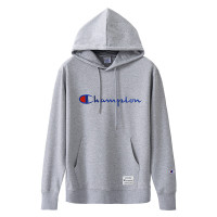 Champion冠军2020秋冬新款女式草写刺绣LOGO连帽卫衣男潮情侣款
