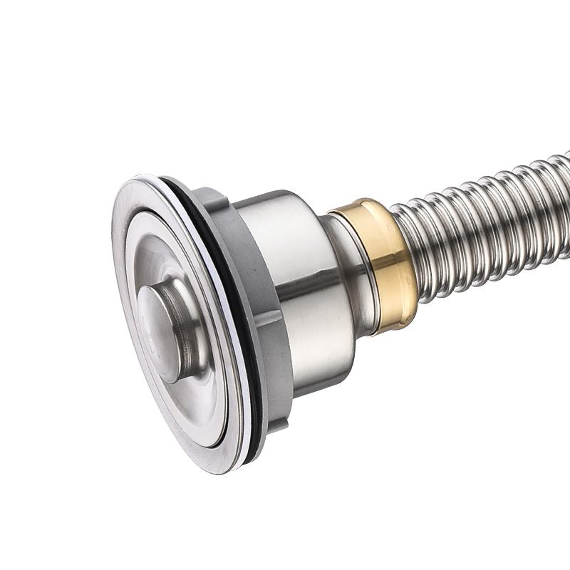 蔚珺不锈钢304双用水槽下水器通用型个高清大图