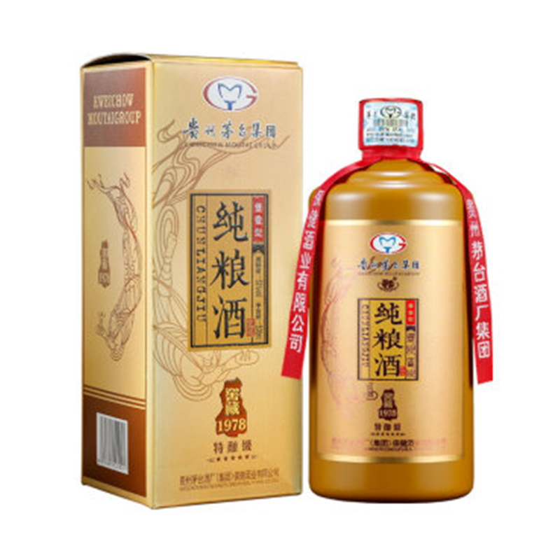贵州茅台集团纯粮酒窖藏1978特酿级酱香型53度白酒500ml6瓶送12个专属