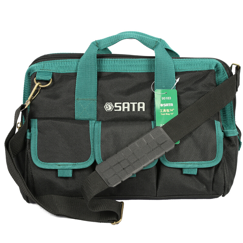 世达 (SATA) 95183 多功能加厚耐磨工具包 工具袋14英寸 单个装