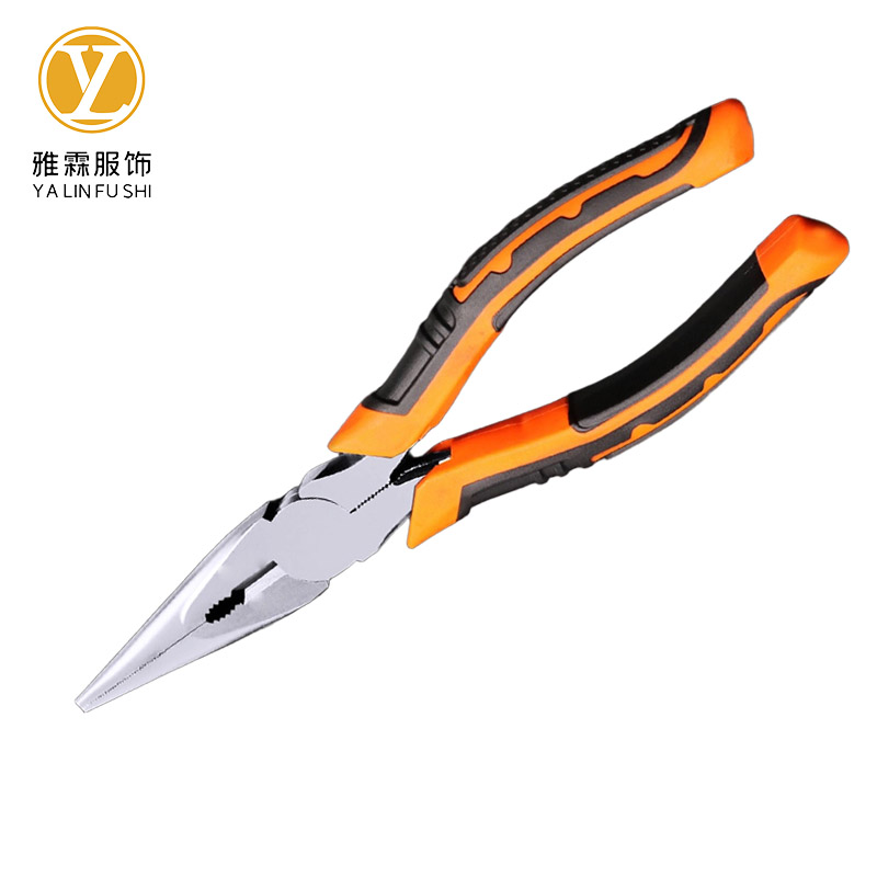 雅霖服 剥线款尖嘴钳8寸 把高清大图