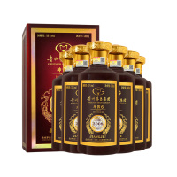 贵州茅台集团 白金酒2008 坤酱6(富贵红) 53度 500ml*6 整箱装 酱香型 白酒