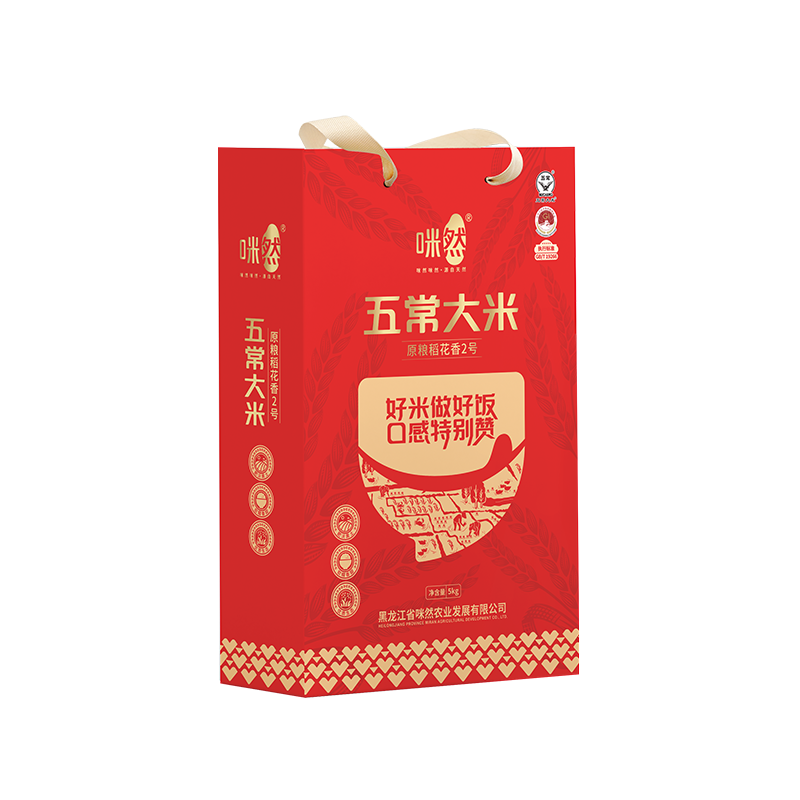 咪然 五常大米-稻花香2号(礼盒装)5kg