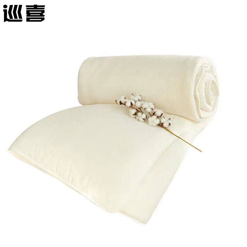 巡喜 全棉缎条被子 150X200cm (条)高清大图