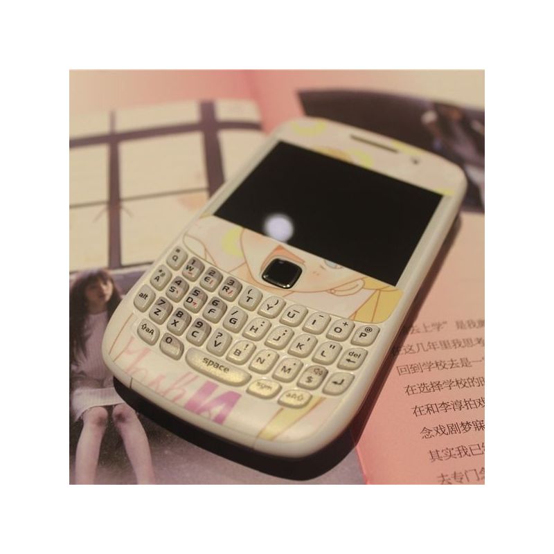 黑莓8520全键盘学生手机戒网瘾手机移动联通备用手机小可爱手机