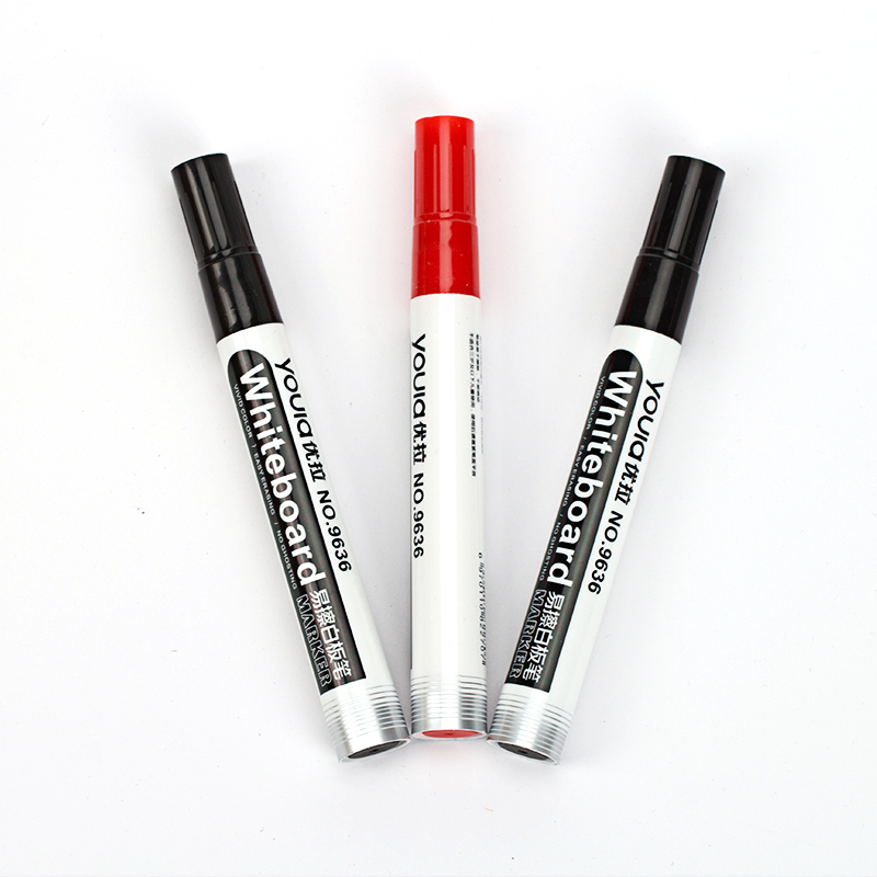 优拉(youla) 9636 单头 白板笔 红色单支装视频介绍_优拉(youla) 9636