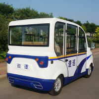 中菲宜达ZYDD5-S5F 5座封闭电动巡逻车机场车站小区校园街道商业街专用巡逻车进口配置型
