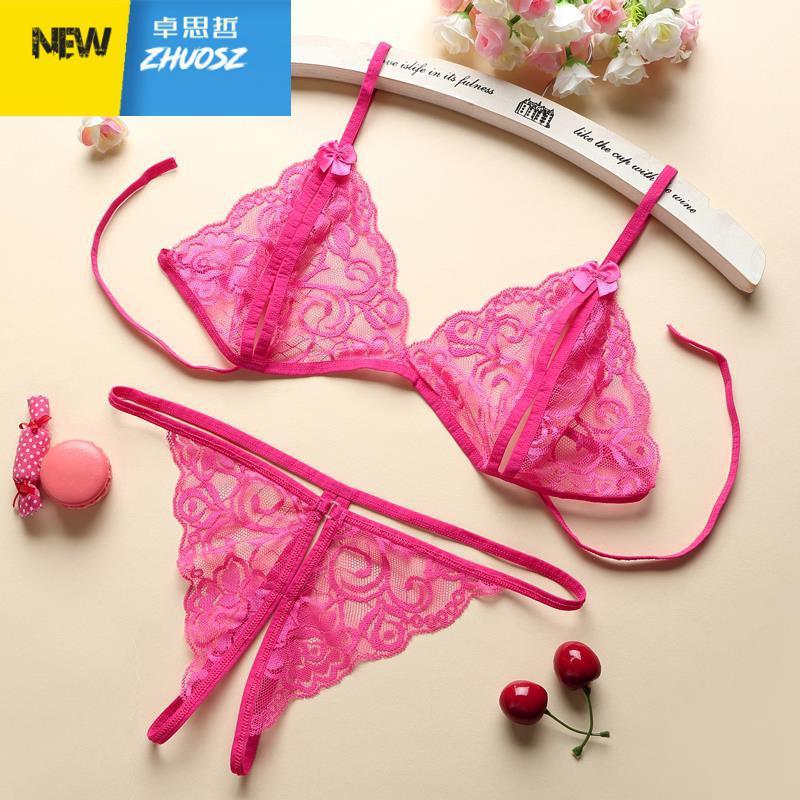 情趣内衣服情绪内裤丁字性感套装夫妻女骚透明三点式卓思哲