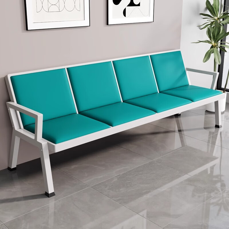 曌梵连排椅4人位皮质把高清大图