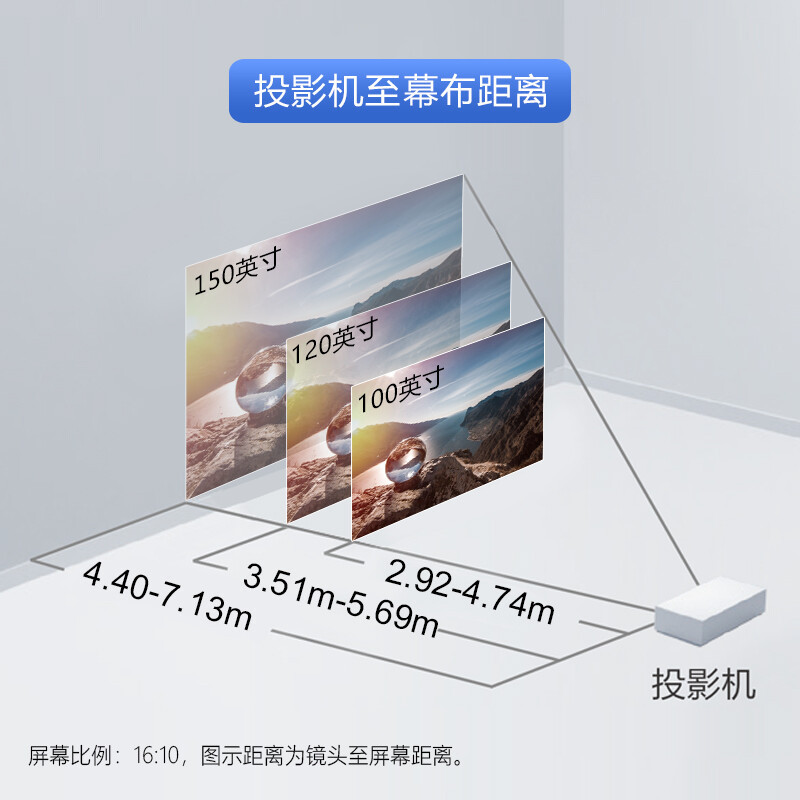爱普生(EPSON)CB-L530U激光投影仪 高清工程投影机 5200流明(含电动幕布含安装)
