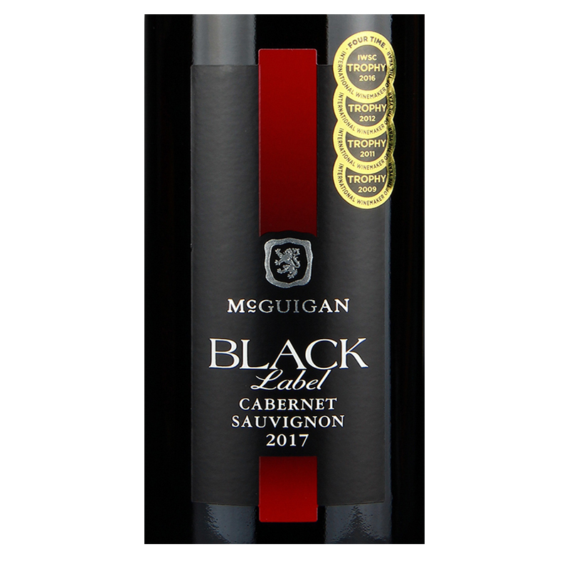 中粮名庄荟澳大利亚麦格根黑牌赤霞珠红葡萄酒750ml原瓶进口红酒