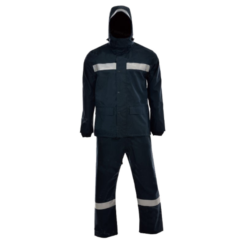 安大叔 D766/C893防雨反光警示服 深蓝 L 10套起订