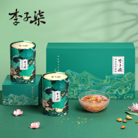 李子柒桂花坚果藕粉纯藕粉坚果羹营养早餐特产代餐2罐礼盒装