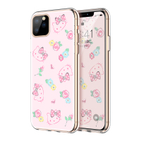 优加HelloKitty苹果11手机壳轻奢iPhone11promax保护套潮女可爱卡通11pro高档防摔全包新时尚硬壳