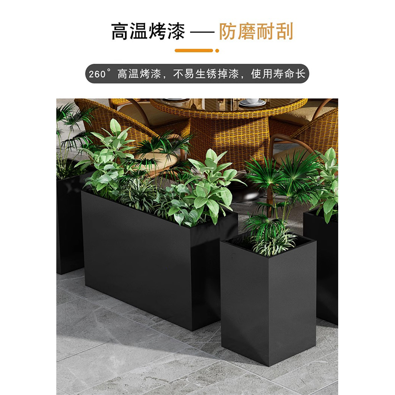 翼澜 户外花箱 80cm 个高清大图