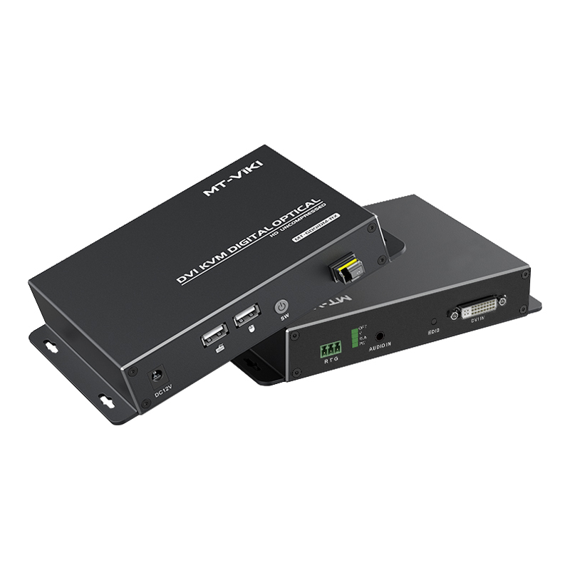 迈拓维矩mt-gd01dm 非压缩kvm光端机dvi带usb键盘鼠标传输20公里独立
