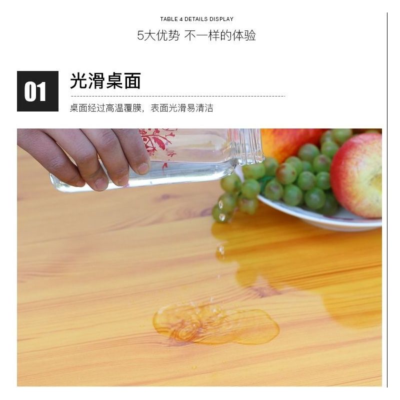 家用简易饭桌4人叠方桌吃饭桌小桌子折叠桌矮餐桌正方形四方桌