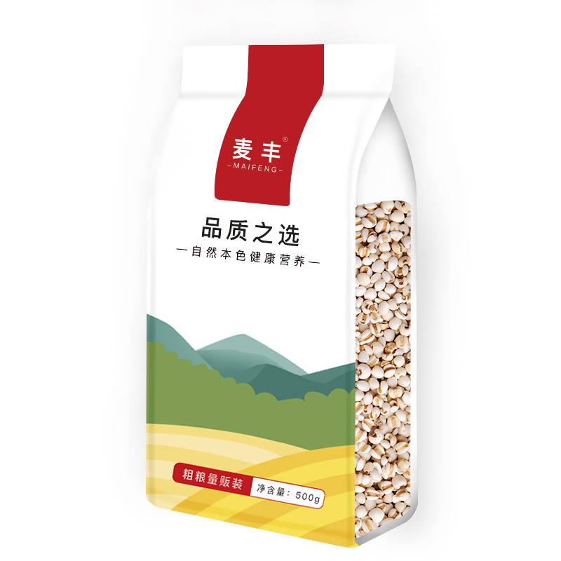 麦丰 薏仁米500g/袋 小薏仁米五谷杂粮 米面粮油 粗粮 国产食品谷类 大米粥米伴侣
