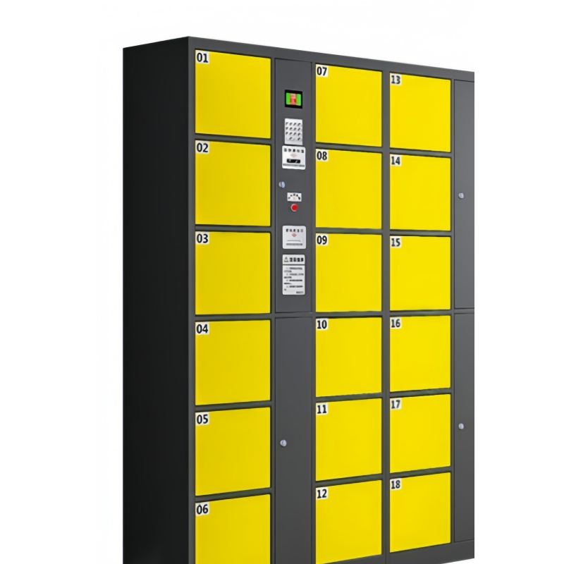 攸形扫码存包柜48门3400*460*1800mm台高清大图