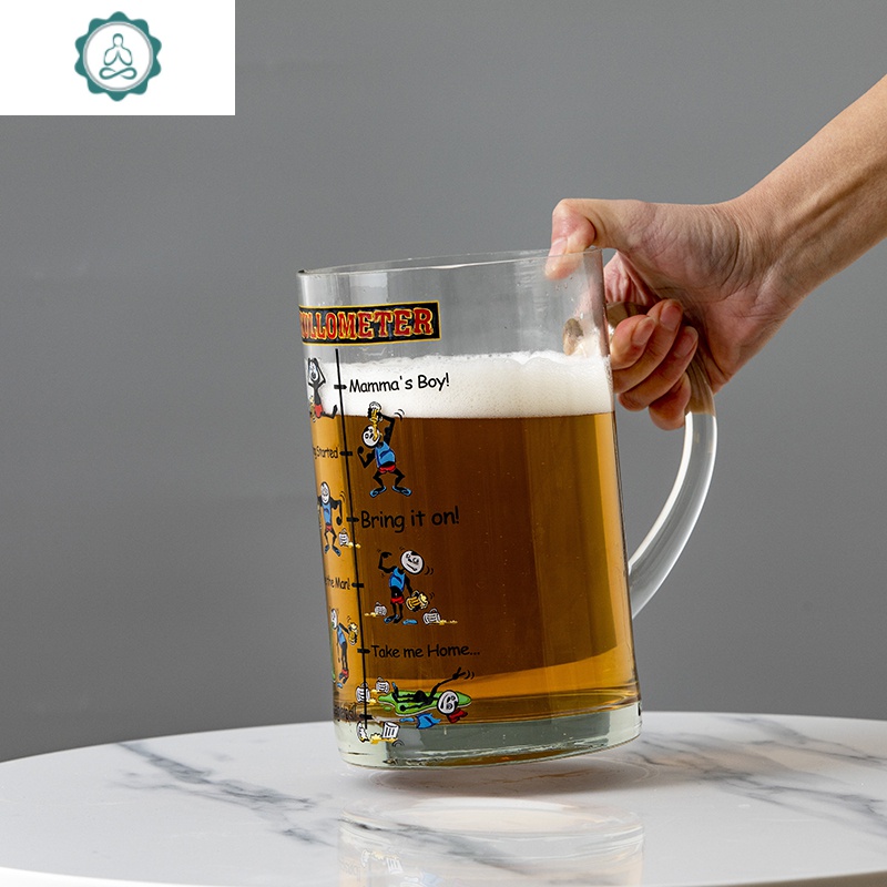 巨型超大英雄杯高脚啤酒杯玻璃特大3000ml扎啤杯大号红酒杯大容量 封