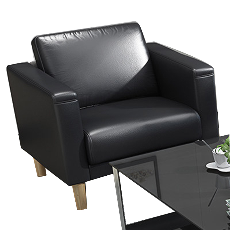 富和美沙发办公沙发接待会客办公室家具办公沙发休闲沙发洽谈沙发152单人位沙发高清大图