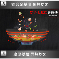 苏泊尔(SUPOR)炒锅三代火红点少油烟家用平底可立锅盖不粘炒锅电磁炉燃气适用炒菜锅锅具PC30H11 锅口直径30CM
