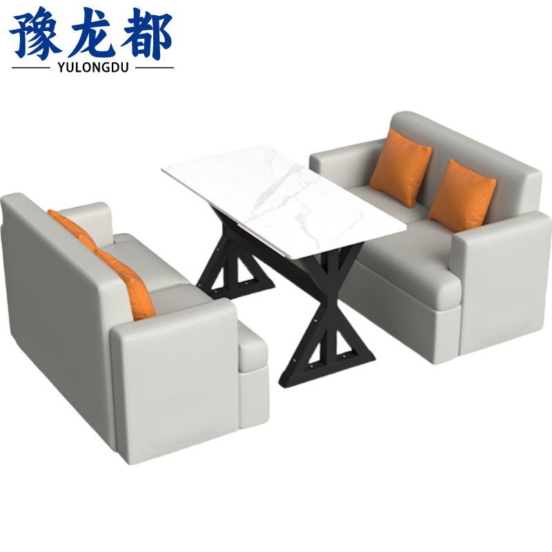 豫龙都 沙发组合 皮质 套高清大图