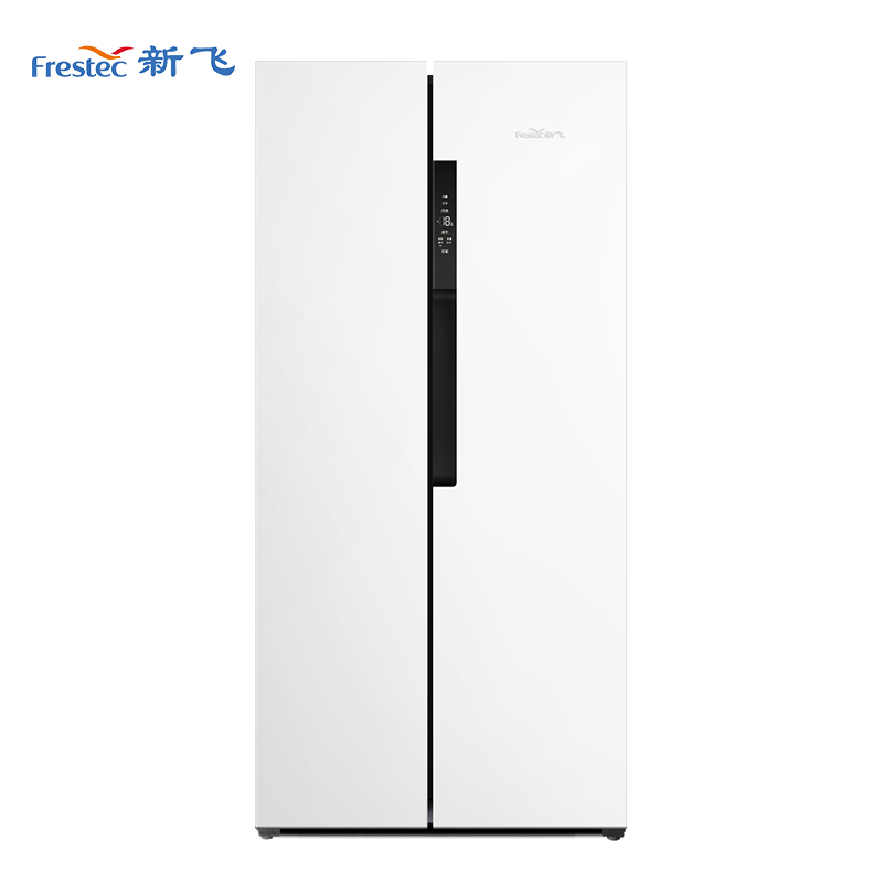 新飞(frestec)613升家用大容量冰箱双开门风冷无霜变频一级节能三重除菌净味冰箱对开门BCD-613WK9AT 白高清大图