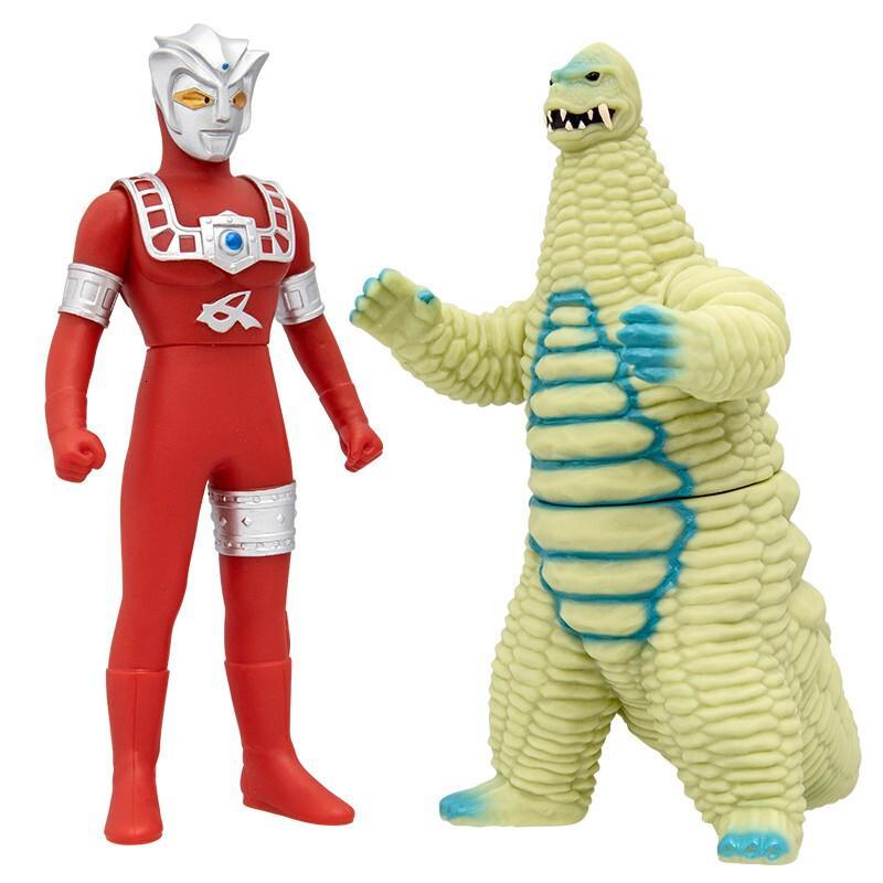 万代BANDAI 奥特曼玩具 软胶对装 奥特英雄 罗布超决战系列 儿童人偶 格罗布奥特曼vs古兰特王梅伽洛斯