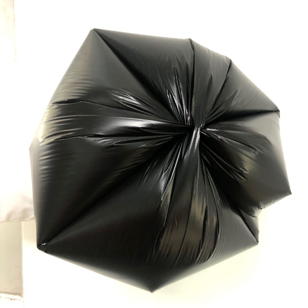 广泰 家用小垃圾袋平口式 黑色平口45*50cm 特厚款 100只/包高清大图