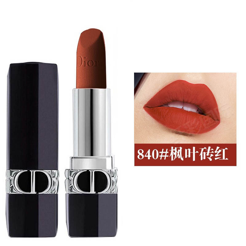 迪奥(dior)999丝绒口红全新烈艳蓝金唇膏丝绒 迷你小样999/840/720