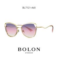 BOLON暴龙2020新款太阳镜蝶形潮流墨镜时尚金属框眼镜女BL7121
