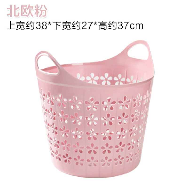 家柏饰(CORATED)大号塑料脏衣篮衣篓浴室洗衣篮家用玩具衣物收纳篮脏衣服收纳筐高清大图