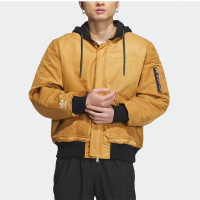 adidas/阿迪达斯三叶草连帽棉服2024龙年保暖男装外套IX4233 C