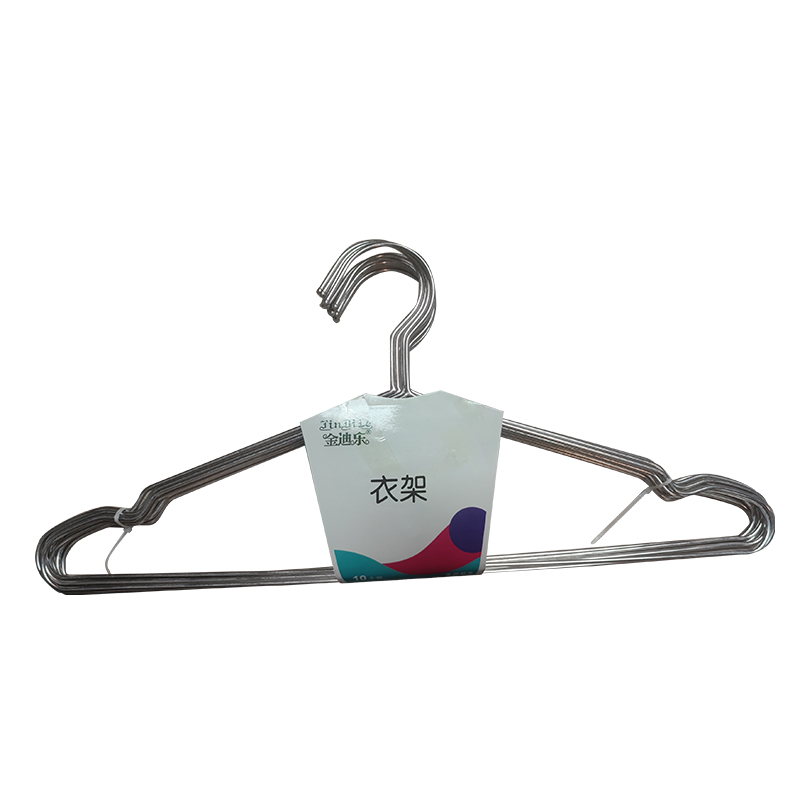 金迪乐晾衣架子不锈钢衣挂子高清大图