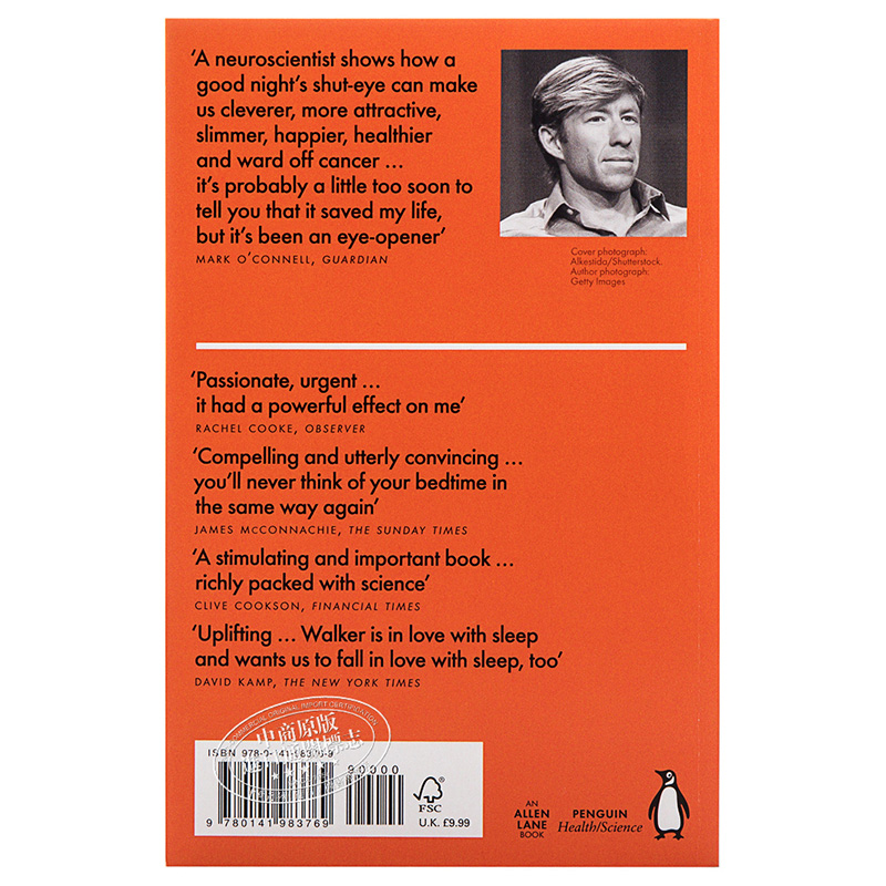 [正版]中商原版我们为什么睡觉?英文原版 Why We Sleep 意识、睡眠与大脑 Matthew Walker高清大图