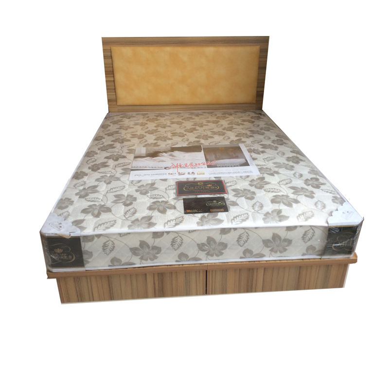 东业家具公寓宿舍床板式床单人床ZX-M002C高箱床