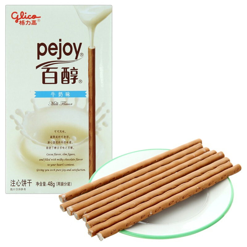 格力高百醇注心饼干牛奶味48g新老包装随机发货参数