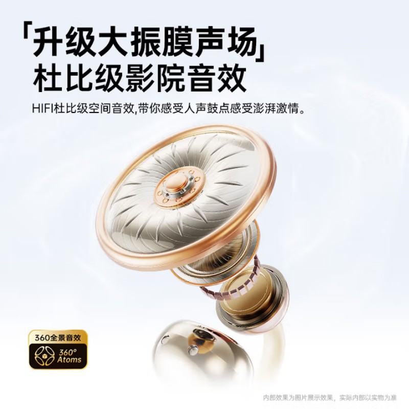 联想(lenovo)骨传导蓝牙耳机开放式 TA410风暴灰高清大图