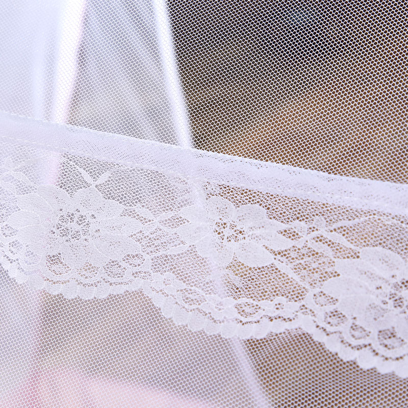 富安娜(FUANNA)家纺馨而乐蒙古包蚊帐1.8m床1.5双人家用加密加厚单人床品缤纷夏日高清大图