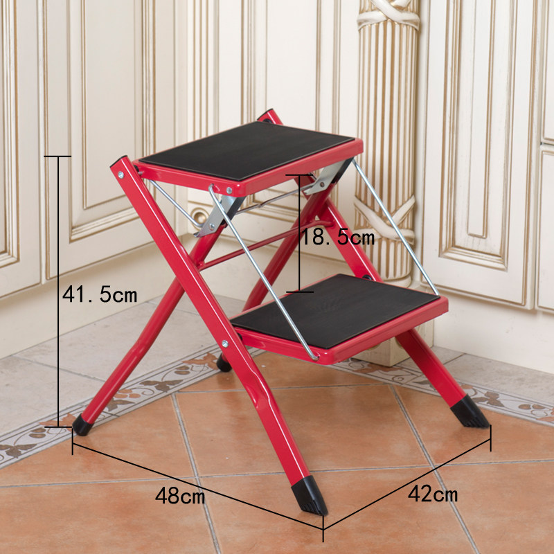 梯子家用折叠闪电客加厚人字梯椅两用爬扶梯室内登高梯阁楼三四步梯