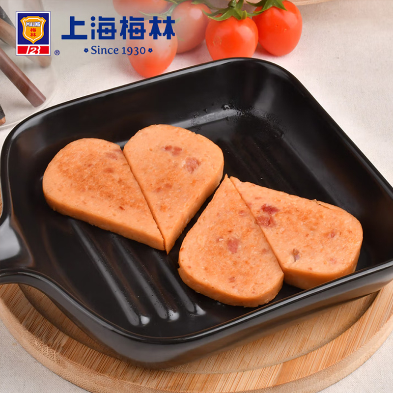 梅林 美味午餐肉罐头 340g*2罐装 泡面火锅搭档午餐肉高清大图