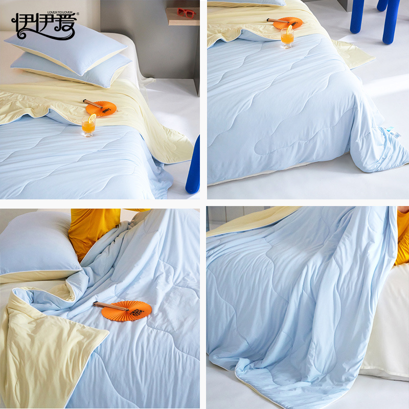 伊伊爱 凉感锦氨（160克）20大豆夏被高清大图