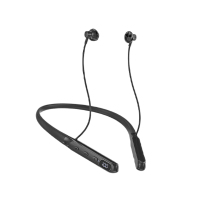 纽曼GF13 运动蓝牙耳机挂脖式无线跑步耳机蓝牙 数显电量音乐通话大容量超长续航 适用于苹果华为小米等