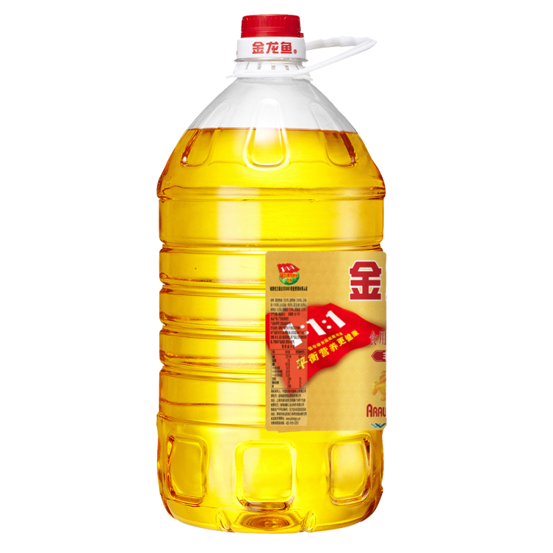 金龙鱼黄金比例食用植物调和油5L (非转)调和油