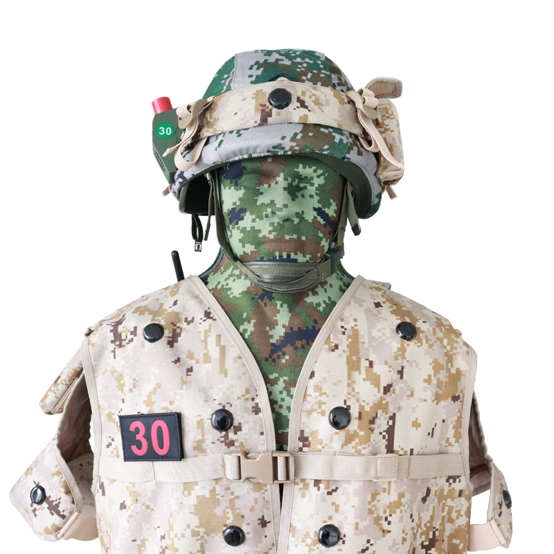 LJYZN 激光模拟实兵分队交战系统红蓝对抗模拟器分队实兵对抗训练系统激光模拟对抗设备智能实兵交战系统高清大图