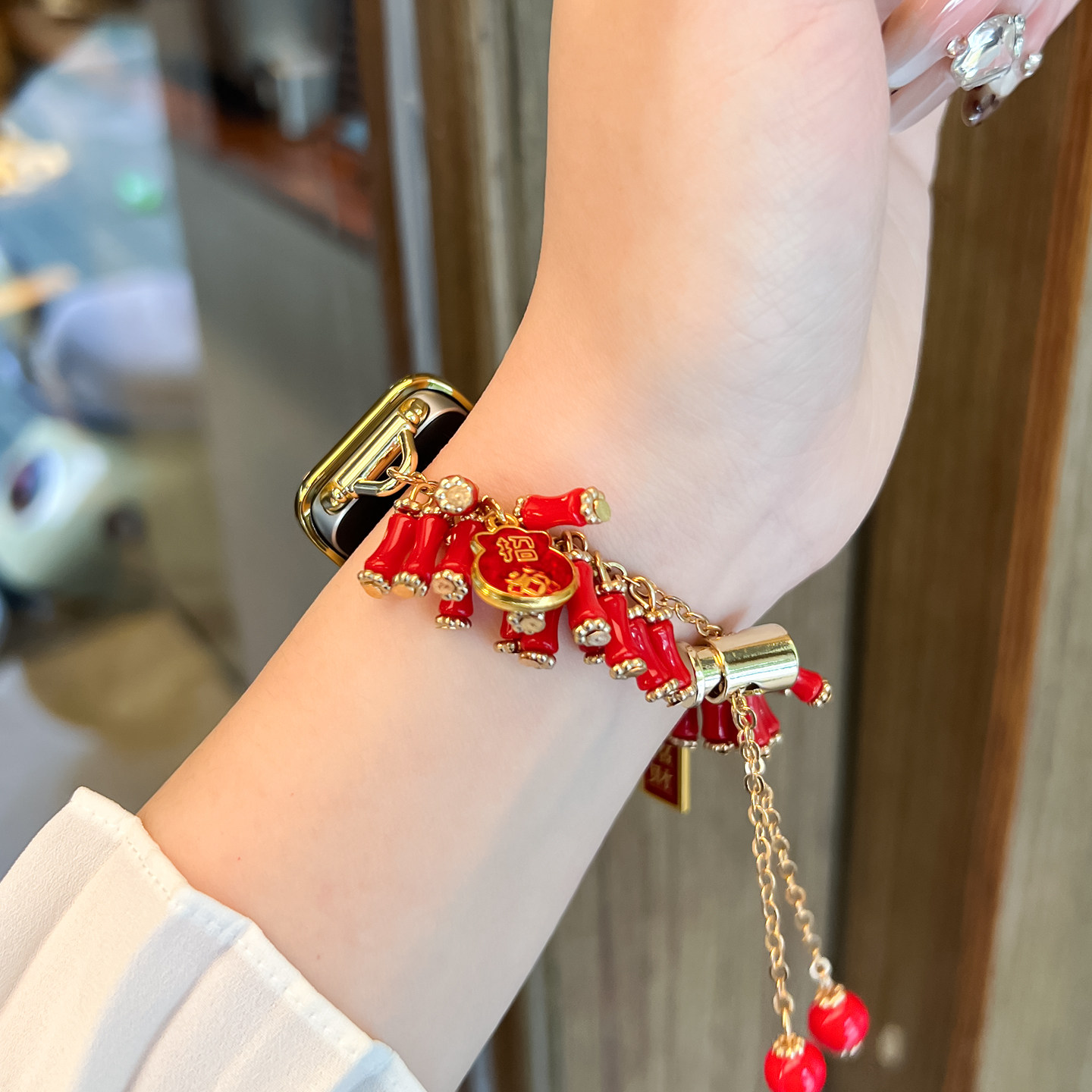 适用小天才电话手表表带Z10/Z9可爱挂脖Z11新款Z8Z7S保护套3139B高清大图