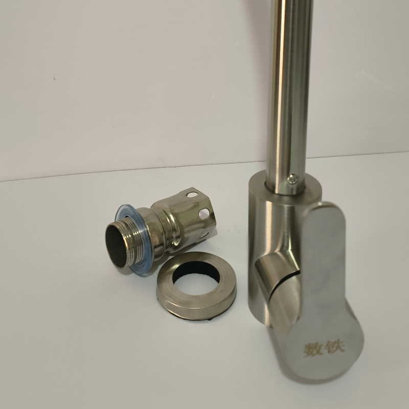 数铁304不锈钢拉丝洗菜盆冷热水龙头通用型个高清大图