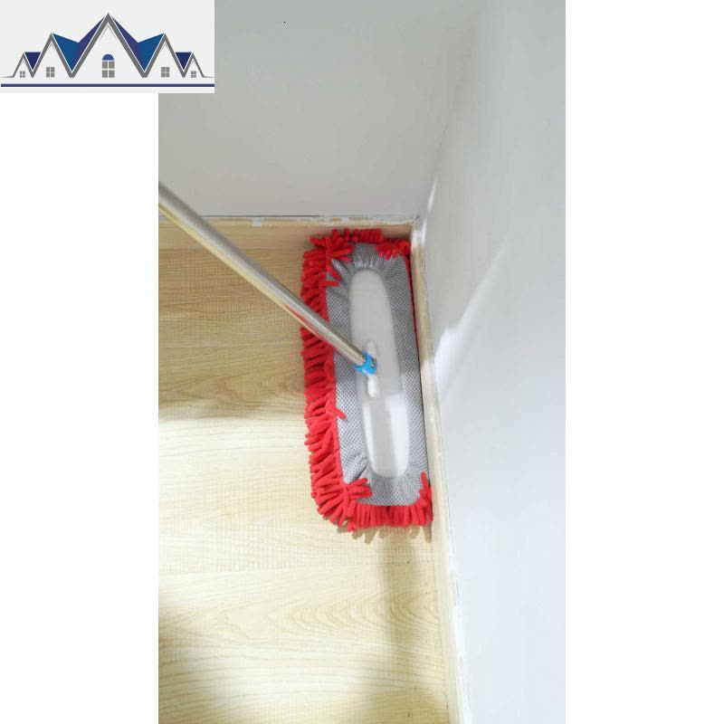 雪尼尔拖把,吸水洗墙壁擦棚顶拖把大号加厚钢管 三维工匠图片